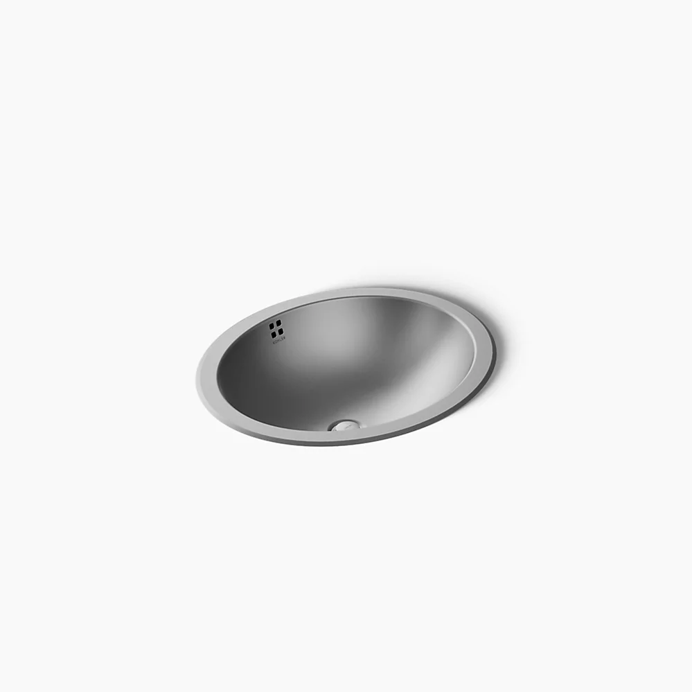 kohler Bachata®20" oval drop-in/undermount bathroom sink