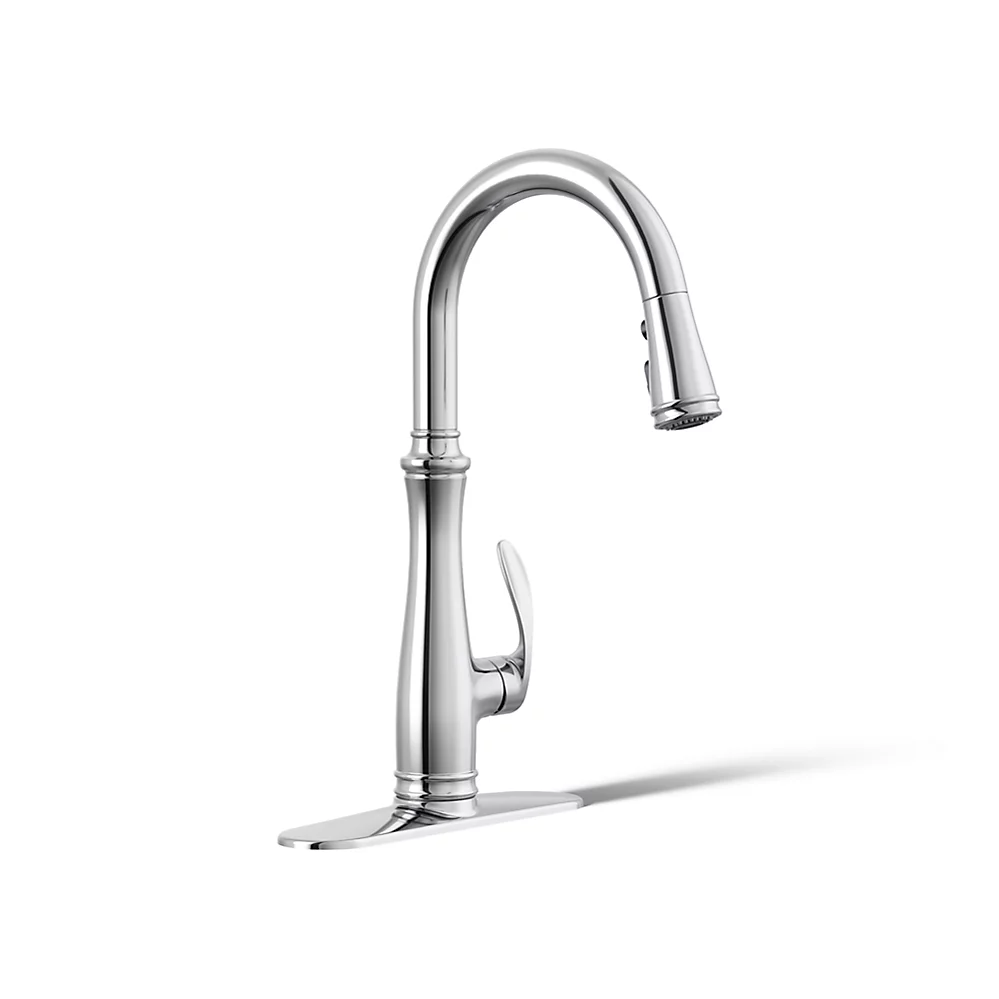 kohler Bellera®Pull-down kitchen sink faucet with three-function sprayhead