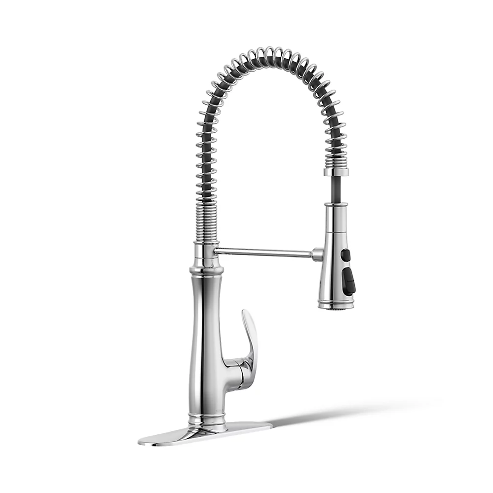 kohler Bellera®Semi-professional kitchen sink faucet with three-function sprayhead