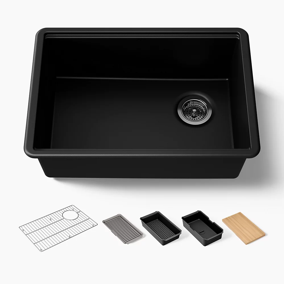 kohler Billings®27" undermount single-bowl workstation kitchen sink