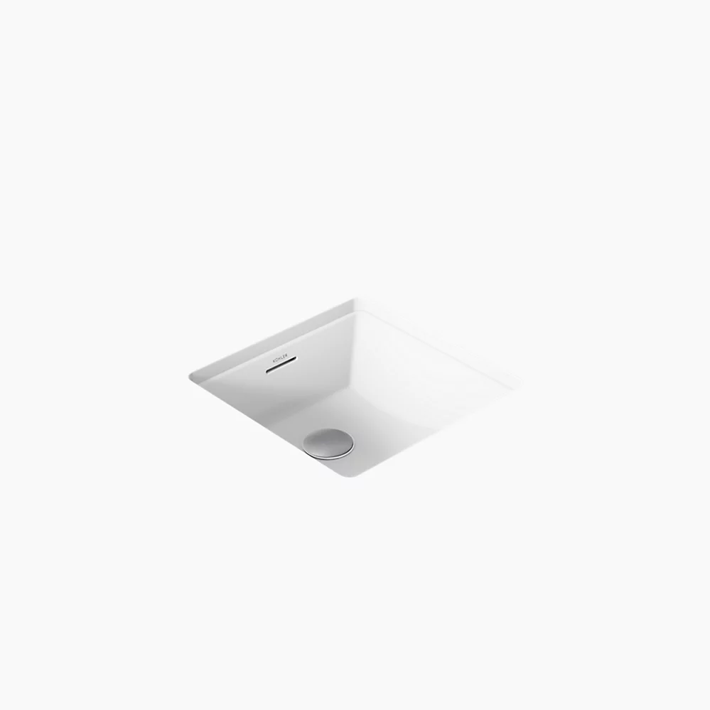 kohler Brazn®16-1/4" square undermount bathroom sink