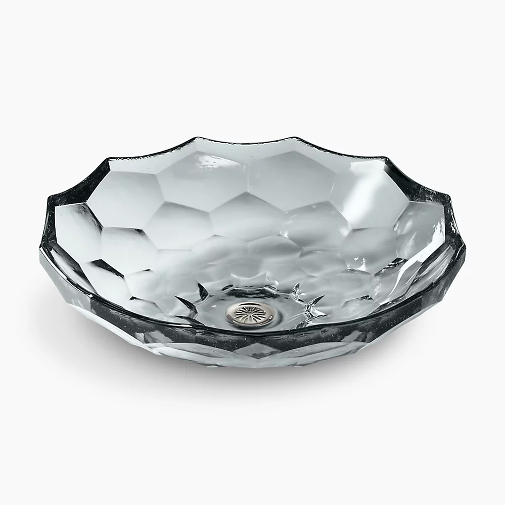 kohler Briolette™17-1/2" round vessel bathroom sink no overflow