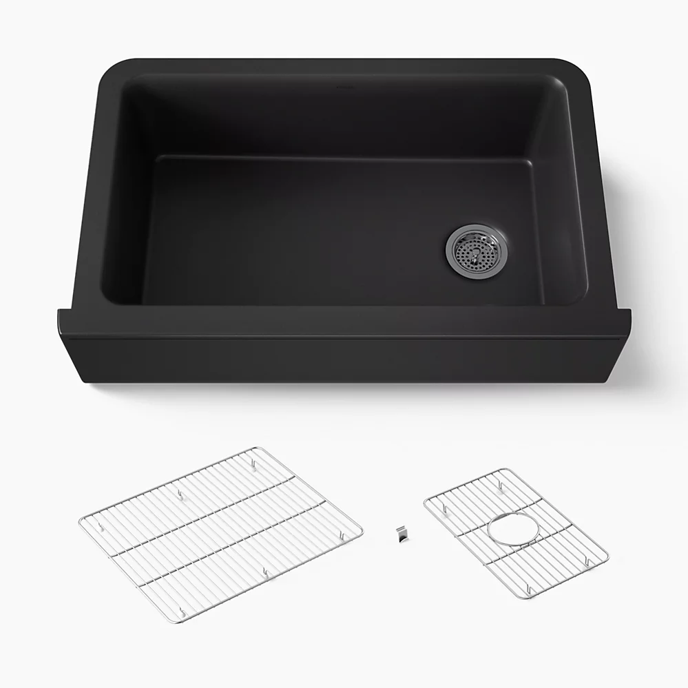 kohler Cairn®34" undermount single-bowl farmhouse kitchen sink