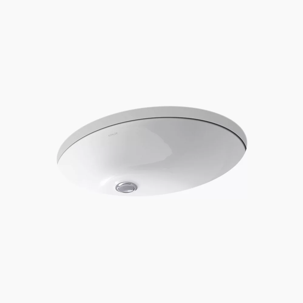 kohler Caxton®21-1/4" oval undermount bathroom sink