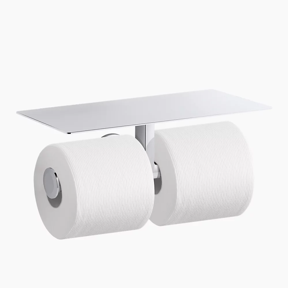 kohler Components®Covered double toilet paper holder