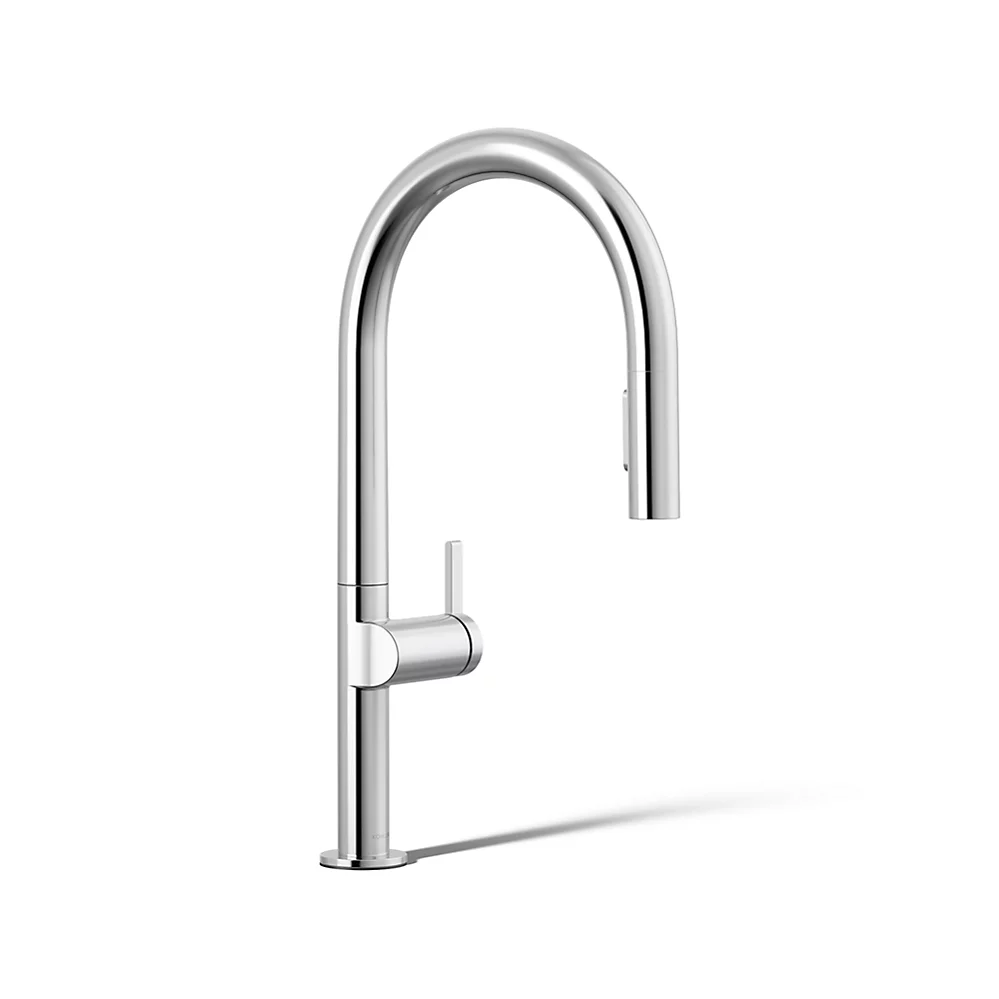 kohler Components®Pull-down kitchen sink faucet with two-function sprayhead