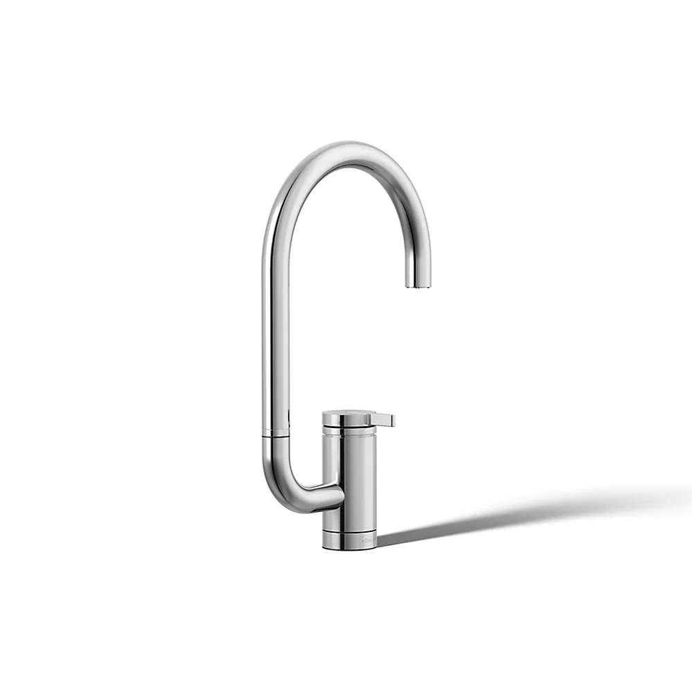 kohler Components®Single-handle bar sink faucet with two-function extended-reach spout