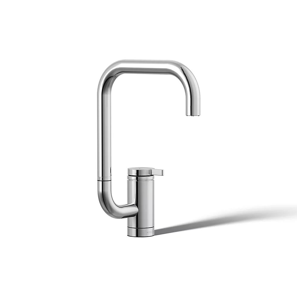 kohler Components®Single-handle bar sink faucet with two-function extended-reach spout