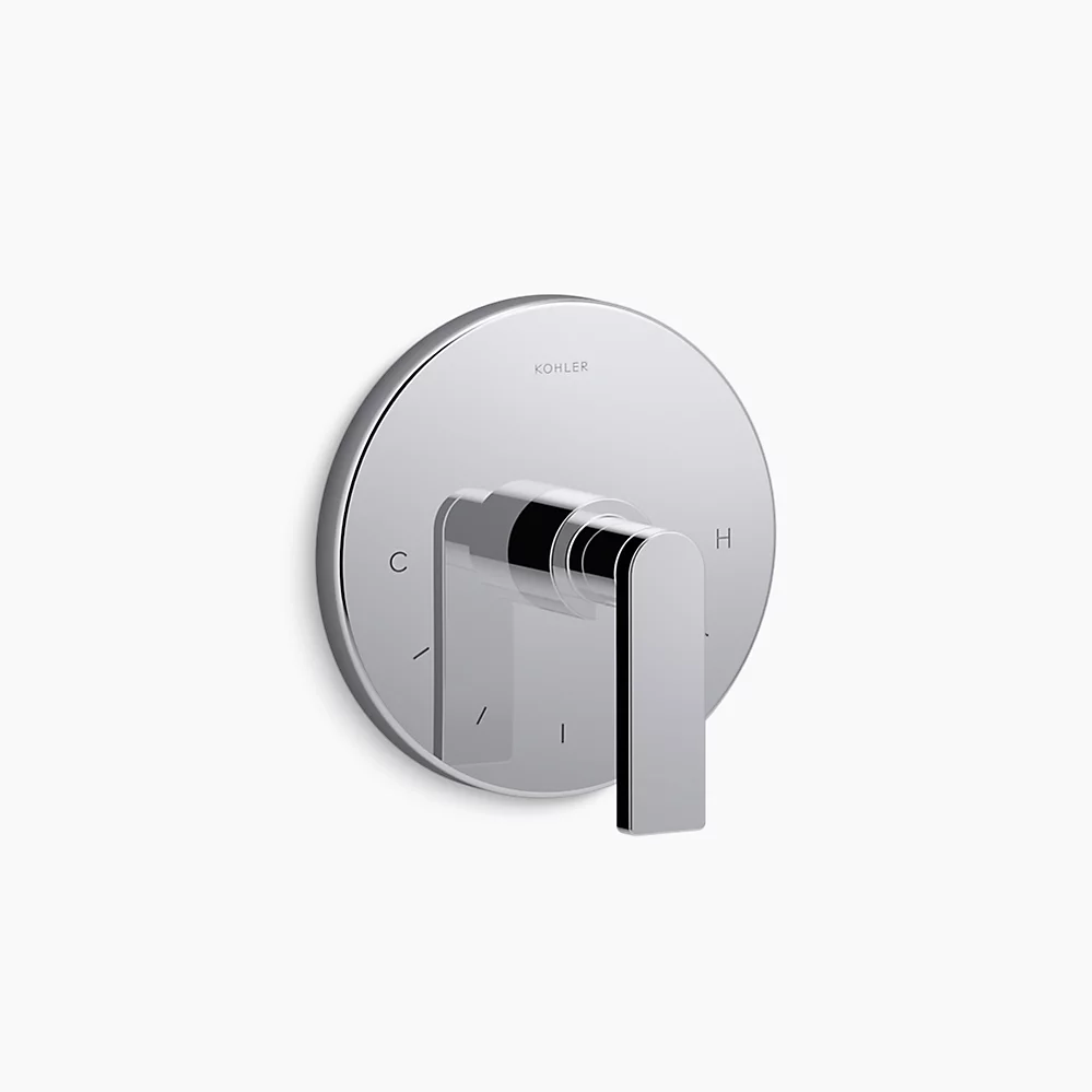 kohler Composed®MasterShower® temperature control valve trim with lever handle