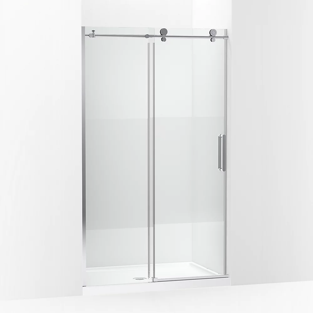 kohler Composed™78" H sliding shower door with 3/8"-thick glass