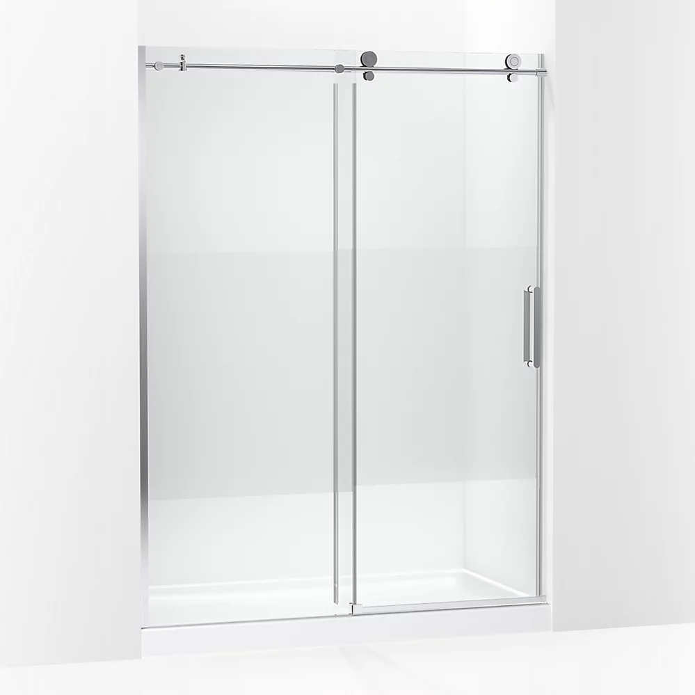 kohler Composed™78" sliding shower door with 3/8"-thick glass