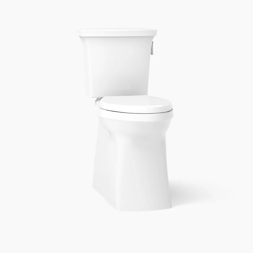 kohler Corbelle®Tall two-piece elongated toilet with skirted trapway 1.28 gpf