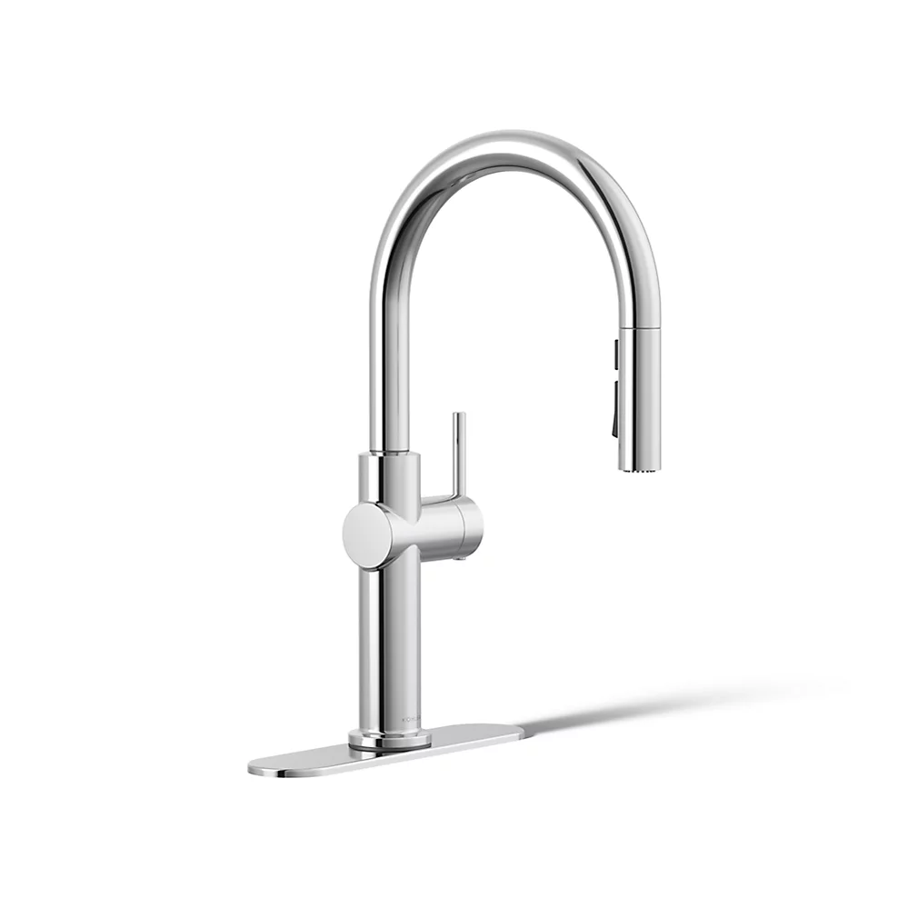 kohler Crue®Pull-down kitchen sink faucet with three-function sprayhead