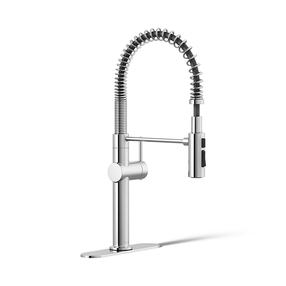 kohler Crue®Semi-professional kitchen sink faucet with three-function sprayhead