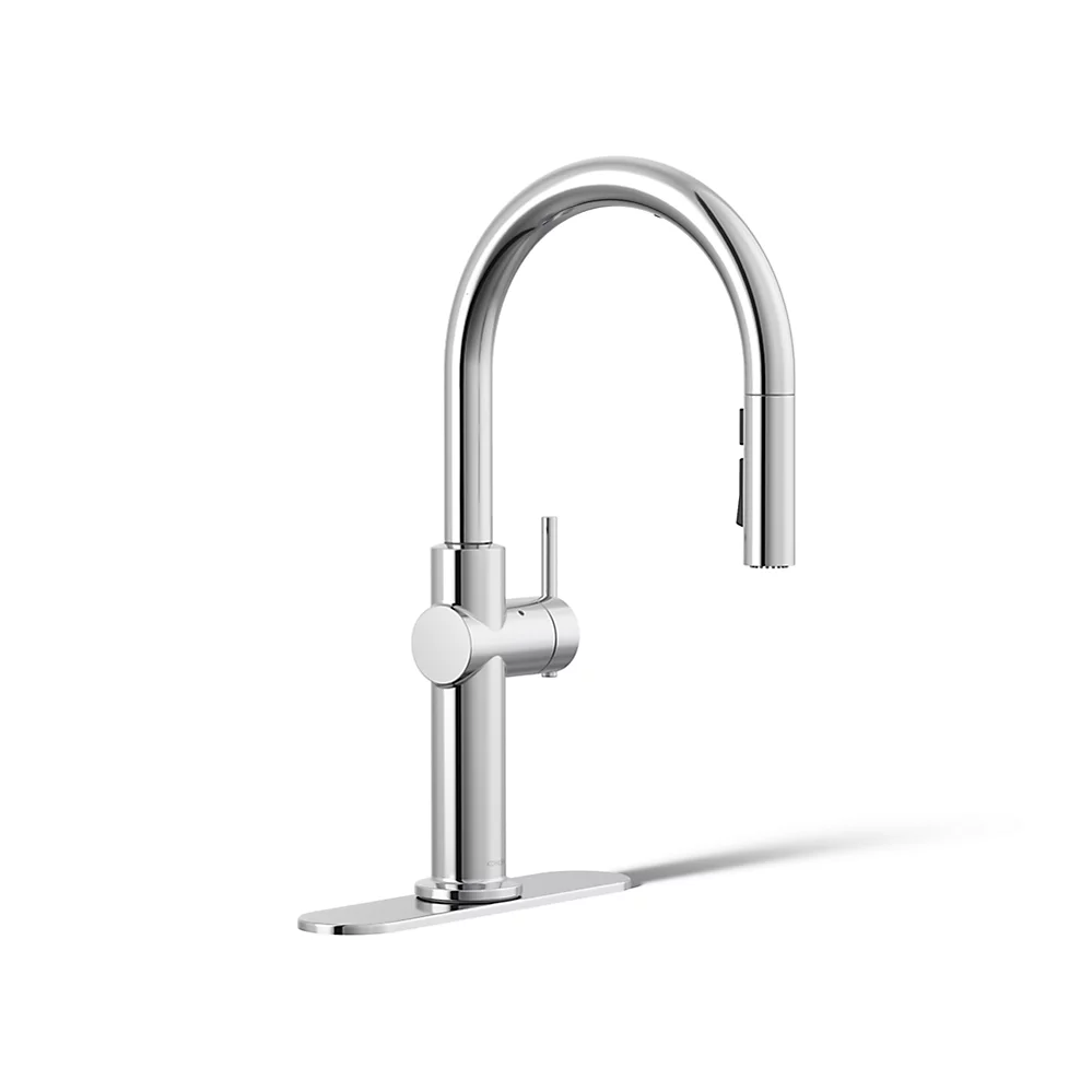 kohler Crue®Touchless pull-down kitchen sink faucet with three-function sprayhead