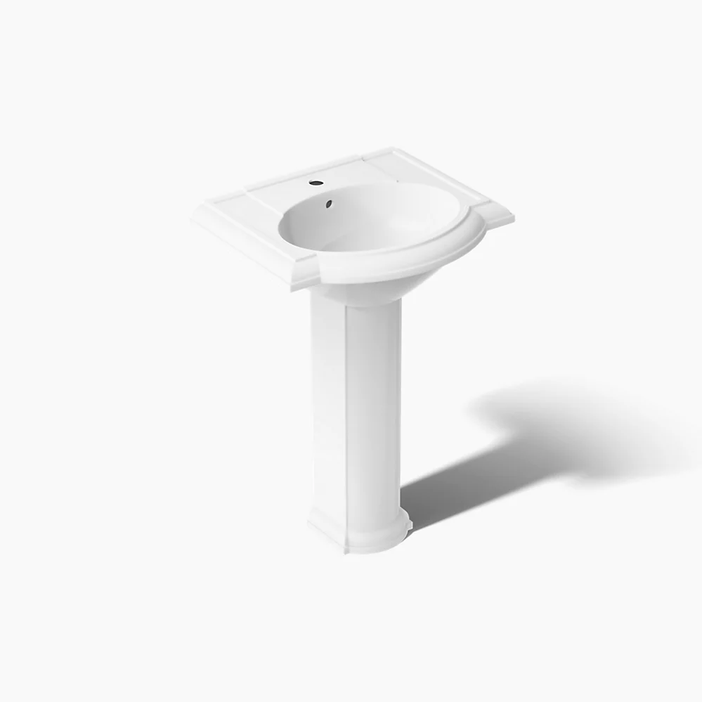 kohler Devonshire®24-1/4" rectangular pedestal bathroom sink