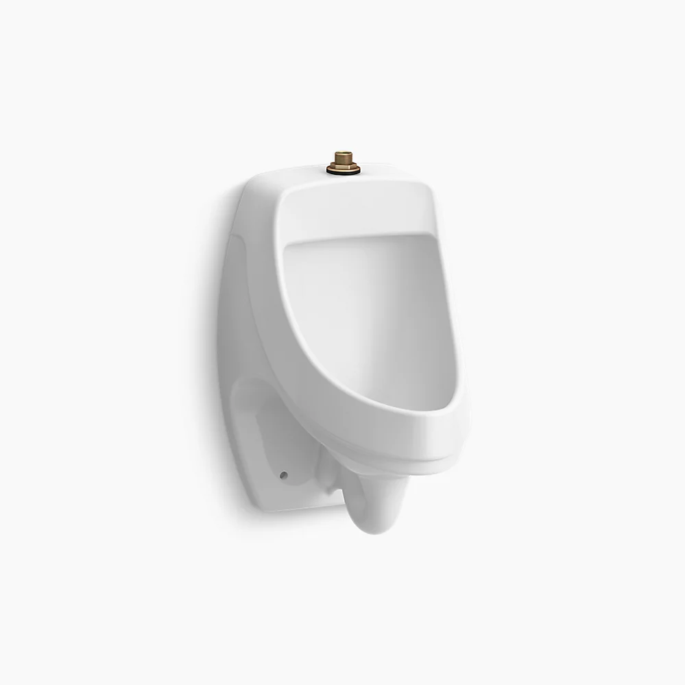 kohler Dexter™Washout wall-mount 0.125 gpf urinal with top spud antimicrobial