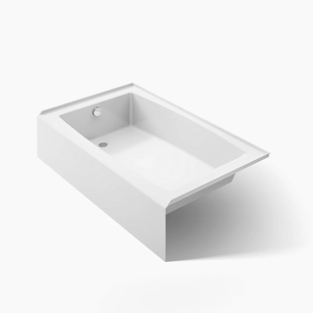 kohler Entity®60" x 36" alcove bath with left drain