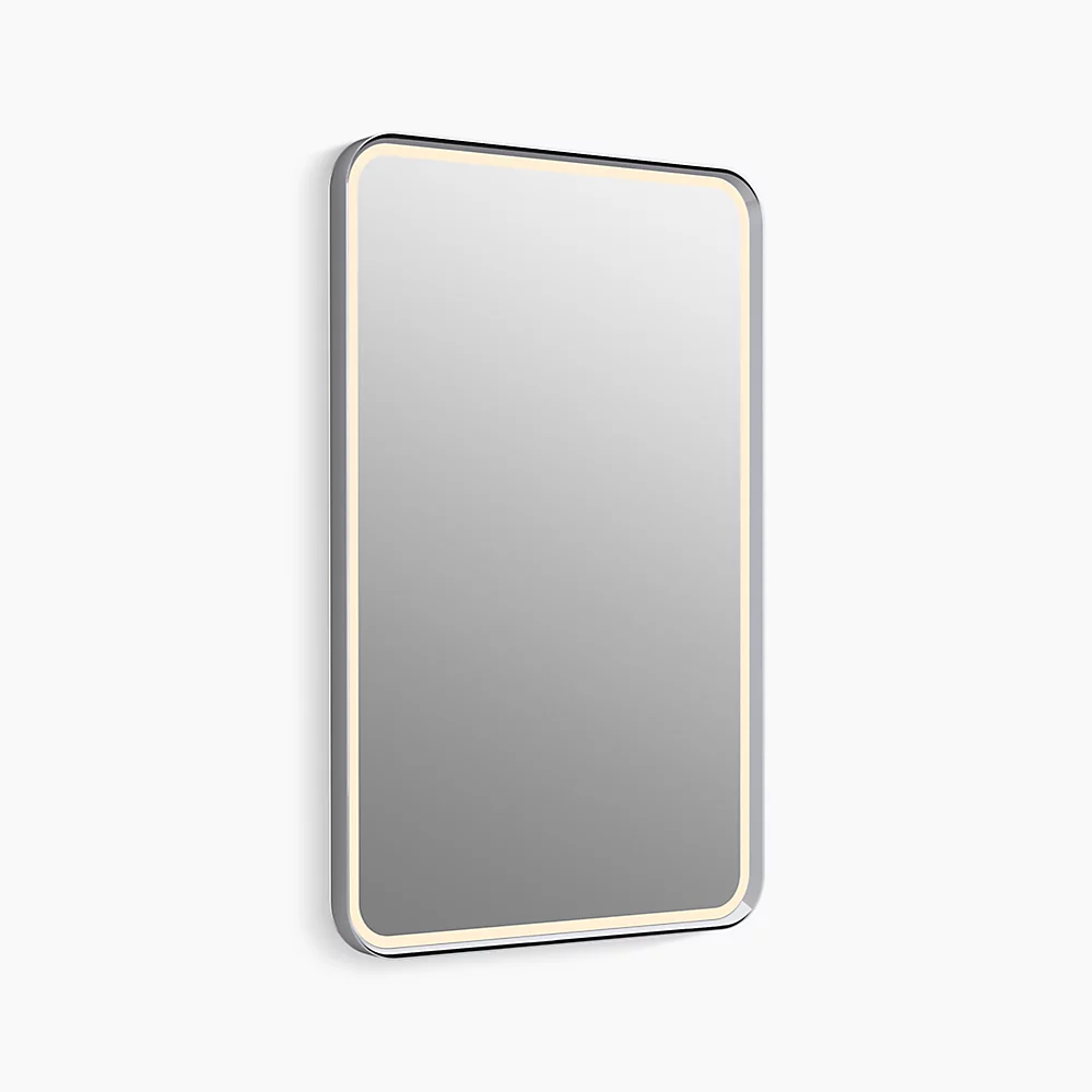 kohler Essential Ultrabright22" x 34" rectangular lighted framed mirror