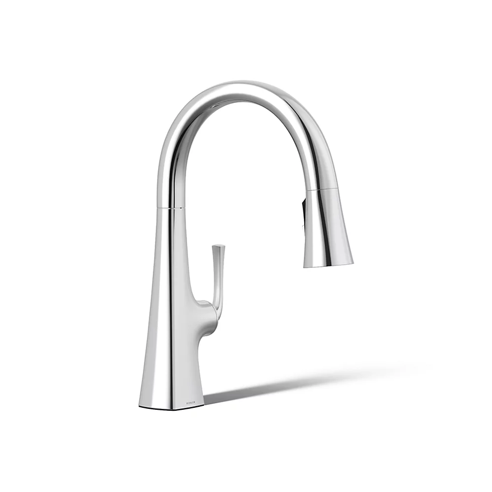 kohler Graze®Pull-down kitchen sink faucet with three-function sprayhead