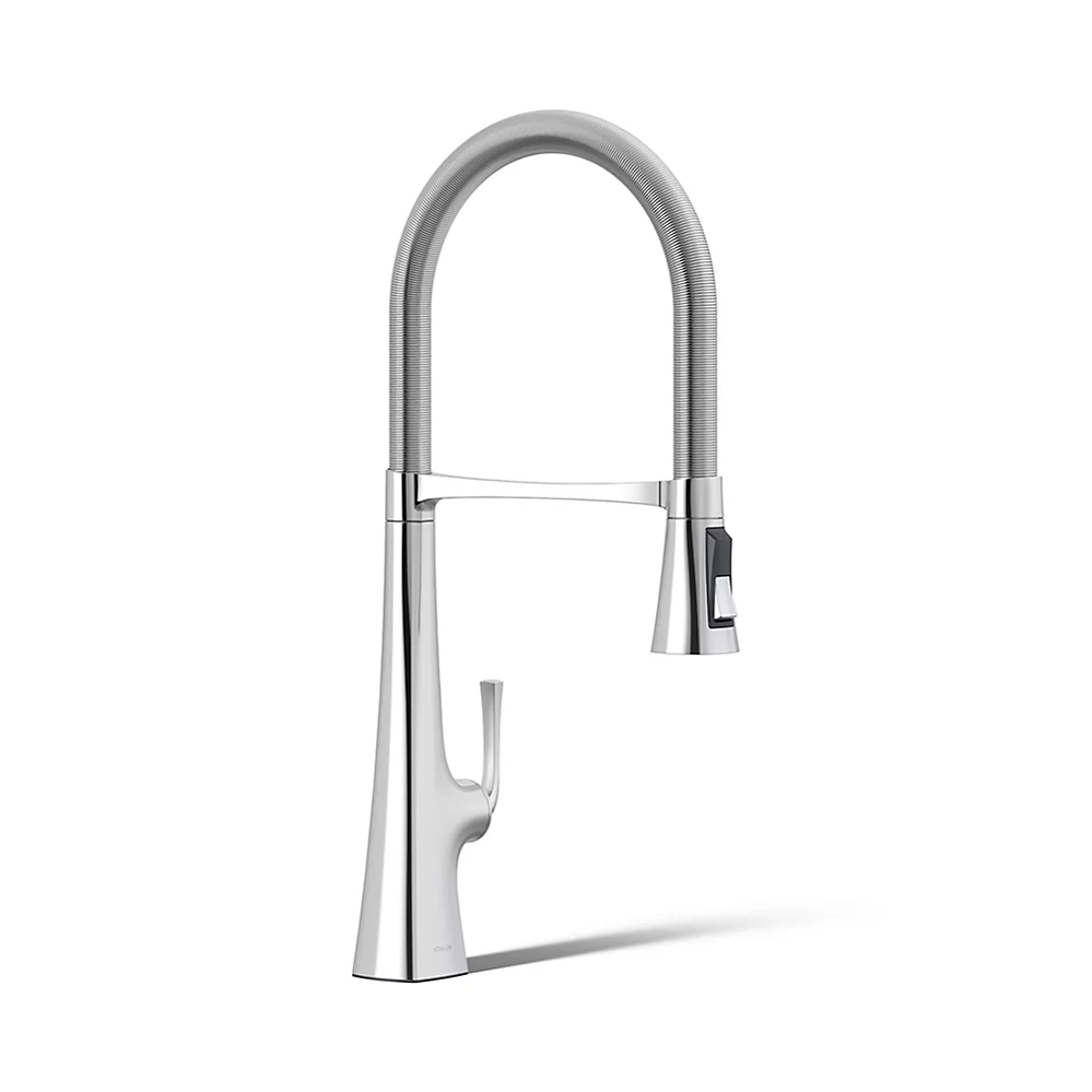 kohler Graze®Semi-professional kitchen sink faucet with three-function sprayhead
