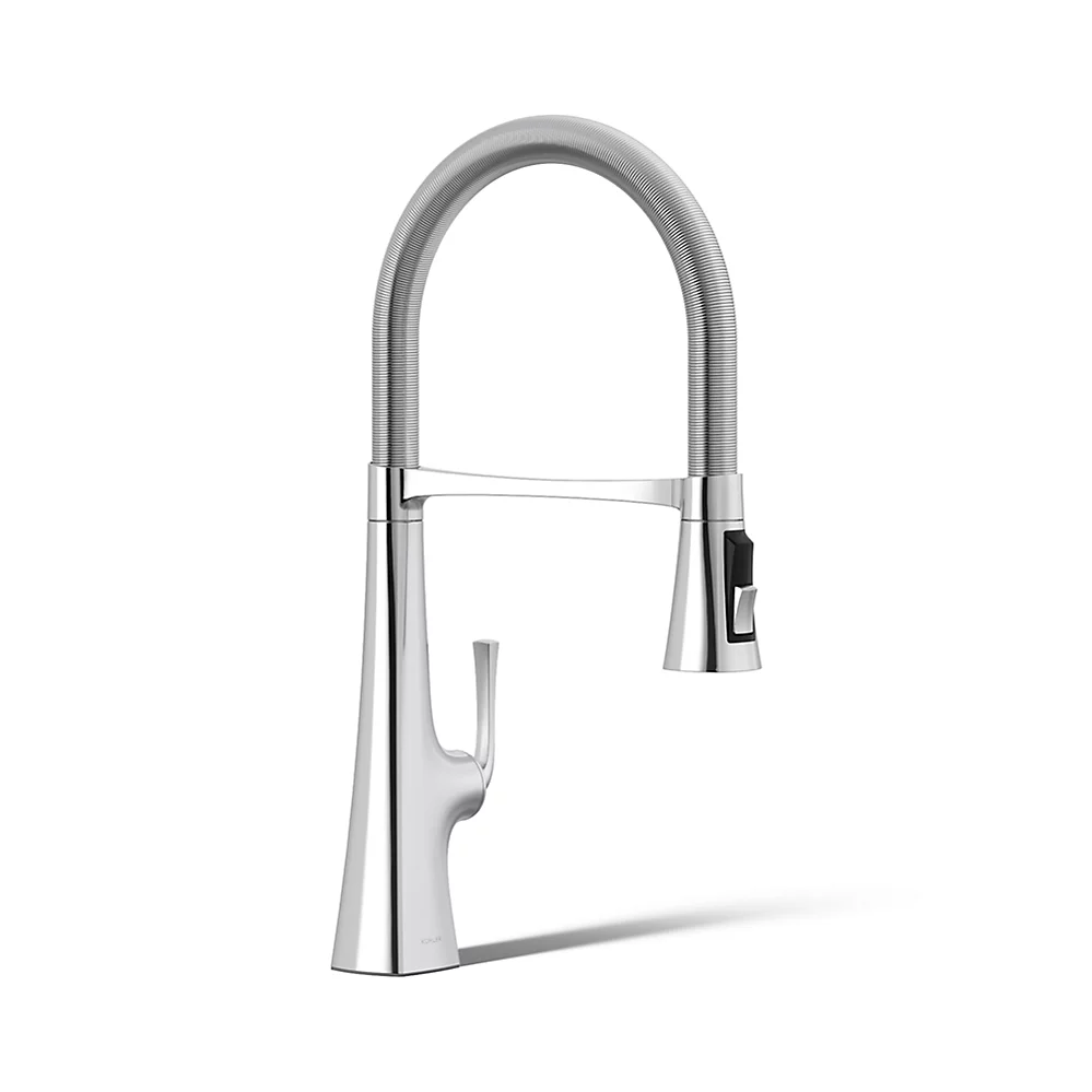 kohler Graze®Semi-professional kitchen sink faucet with three-function sprayhead