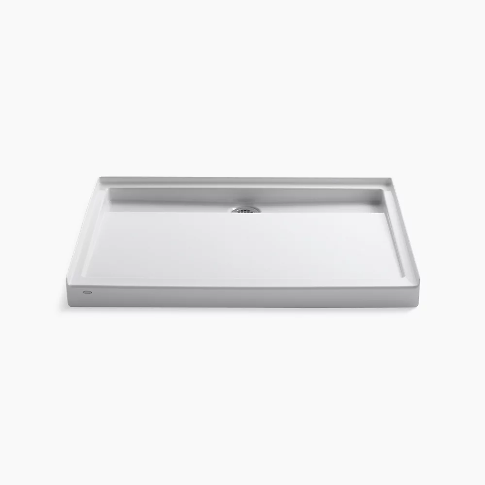 kohler Groove®48" x 36" alcove shower base rear center drain