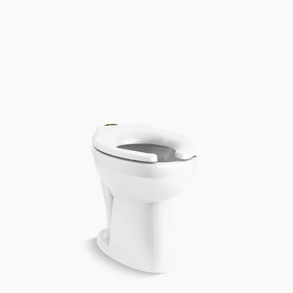 kohler Highcliff™ UltraFloor-mount top spud flushometer bowl