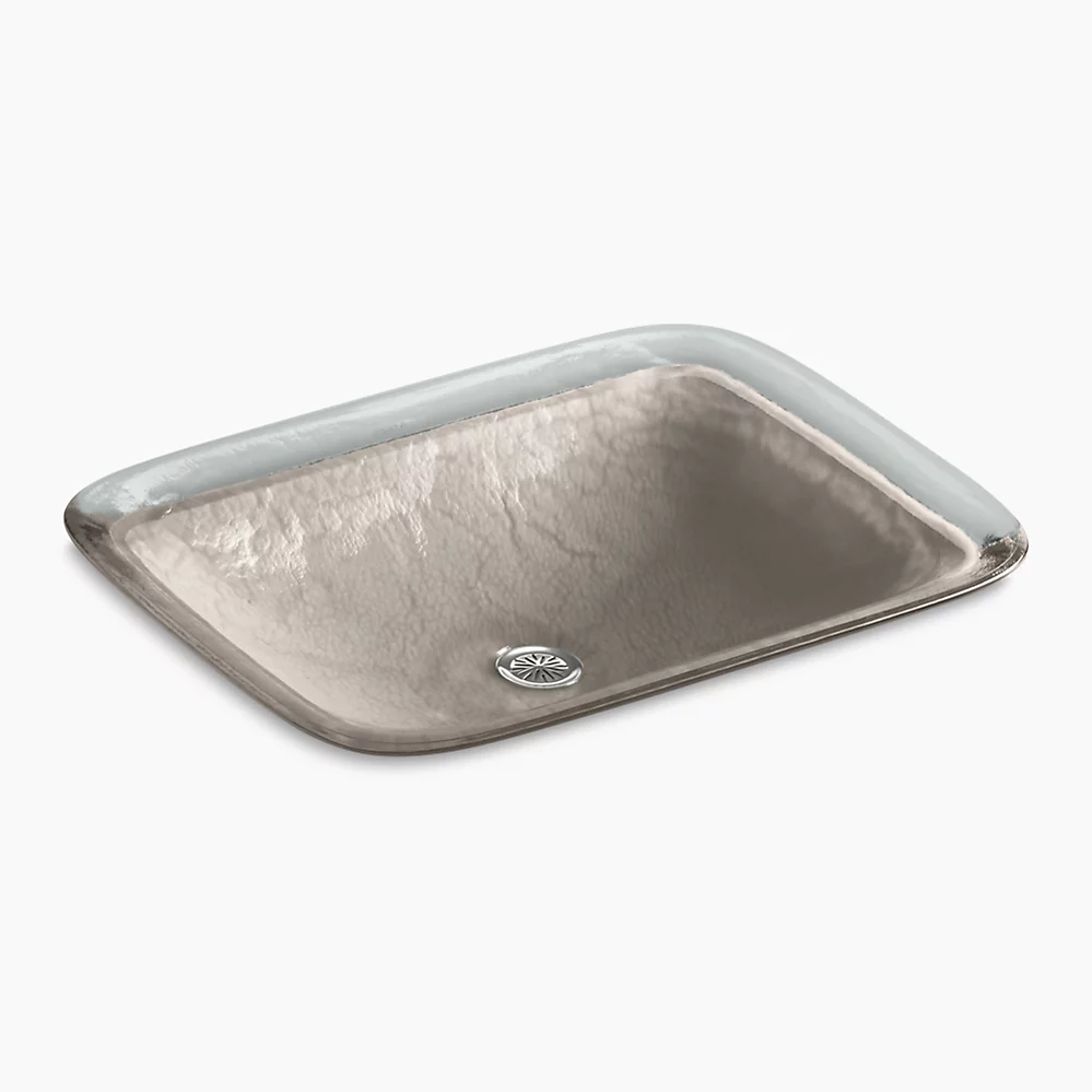 kohler Inia®20-3/4" rectangular drop-in bathroom sink no overflow