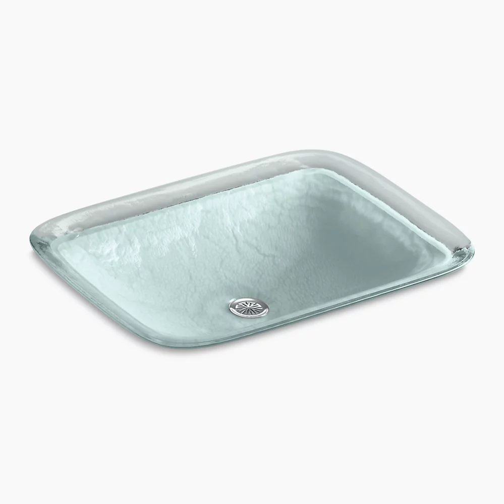 kohler Inia®20-3/4" rectangular drop-in bathroom sink no overflow