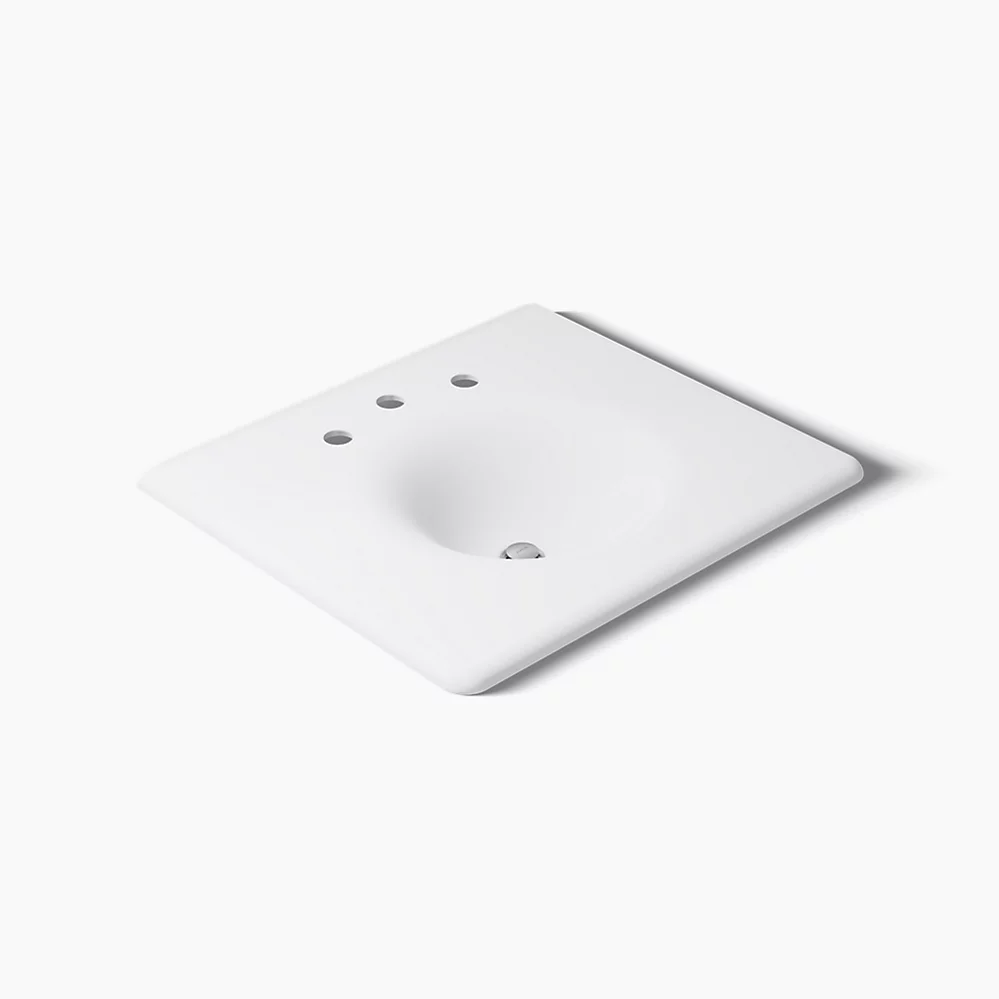 kohler Iron/Impressions®25" Enameled cast iron vanity top with integrated round sink