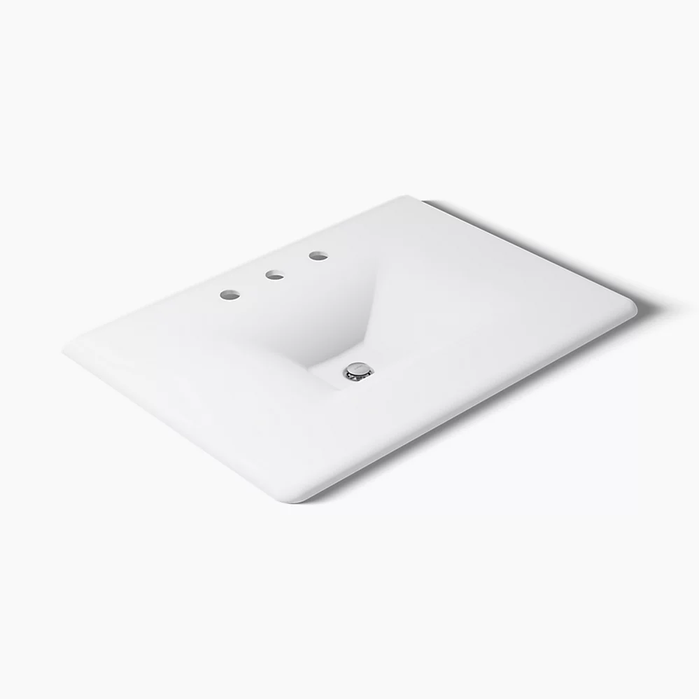 kohler Iron/Impressions®31" Enameled cast iron vanity top with integrated rectangular sink