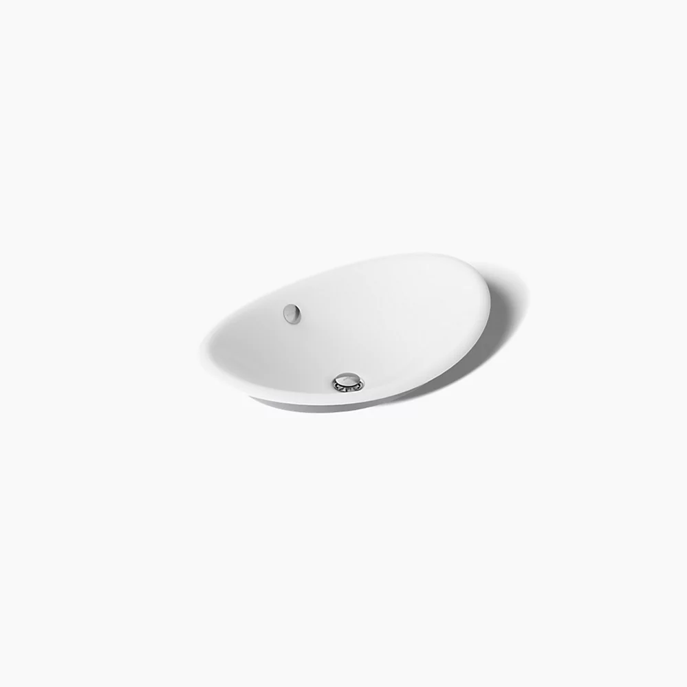 kohler Iron Plains®20-3/4" oval vessel bathroom sink