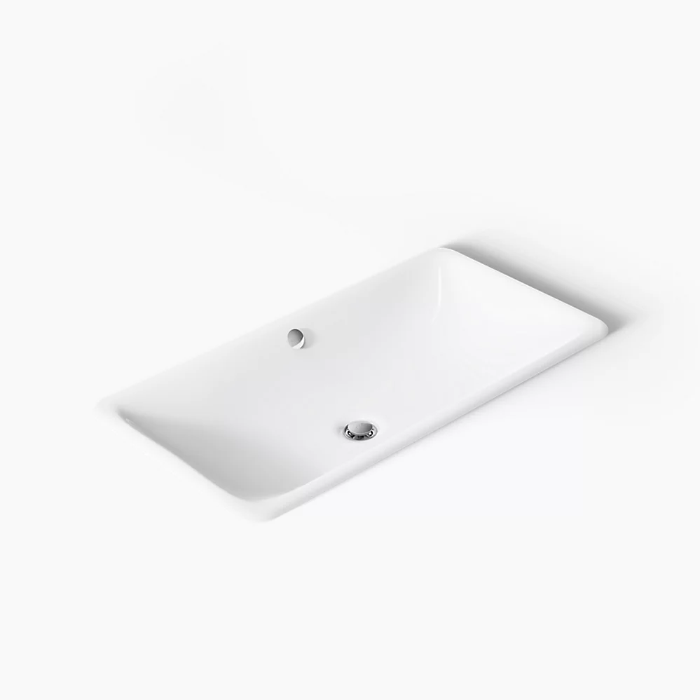 kohler Iron Plains®30" rectangular drop-in/undermount bathroom sink