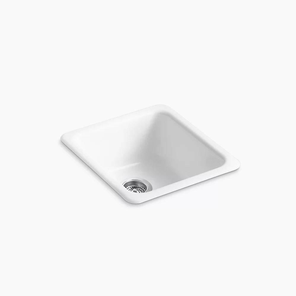 kohler Iron/Tones®17" top-/undermount single-bowl bar sink