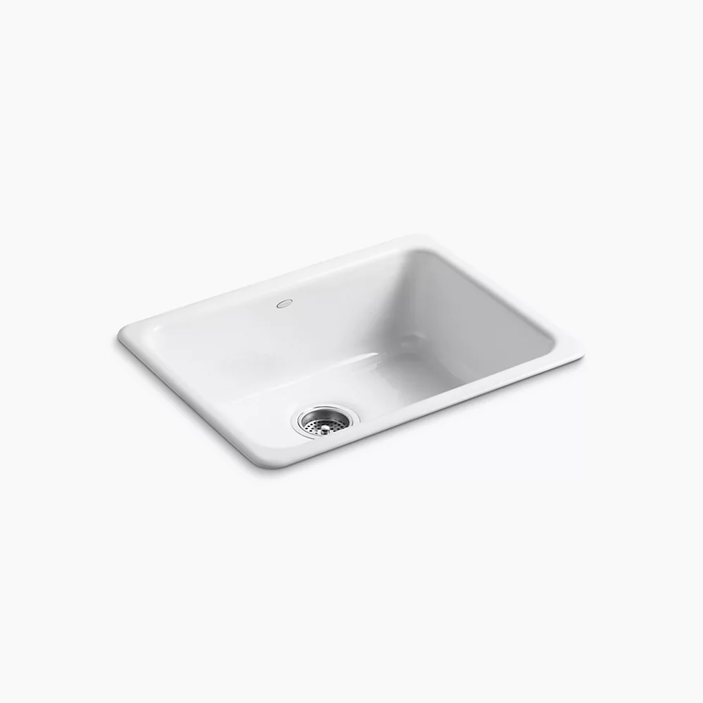 kohler Iron/Tones®24-1/4" top-/undermount single-bowl bar sink
