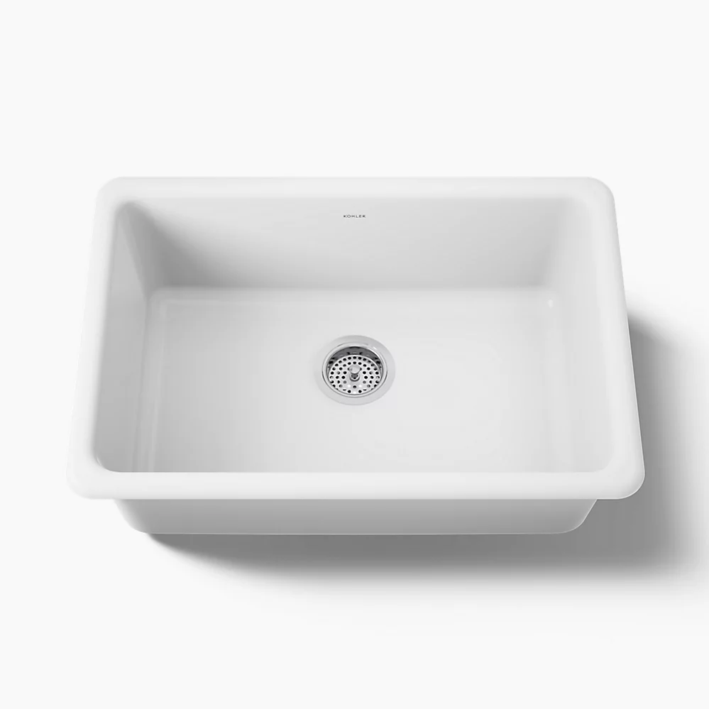 kohler Iron/Tones®27" top-/undermount single-bowl kitchen sink