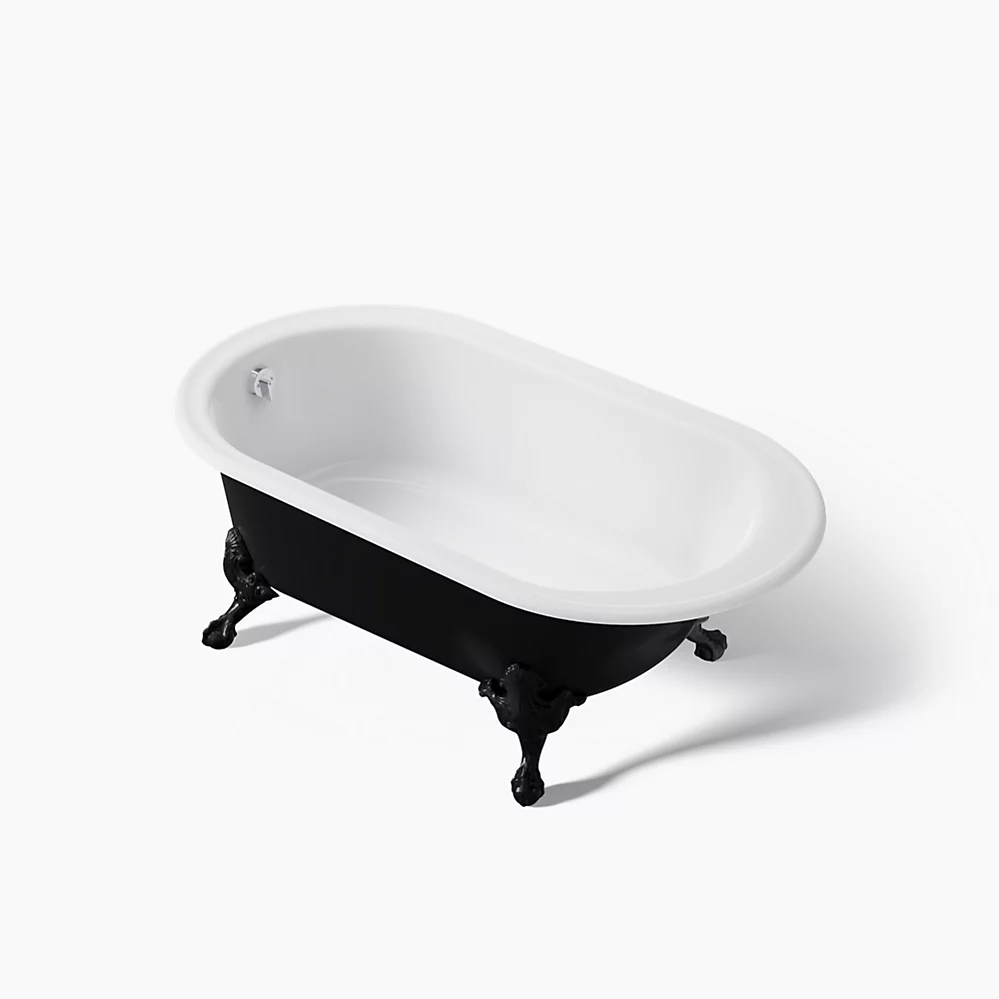 kohler Iron Works® Historic™66" x 36" freestanding bath