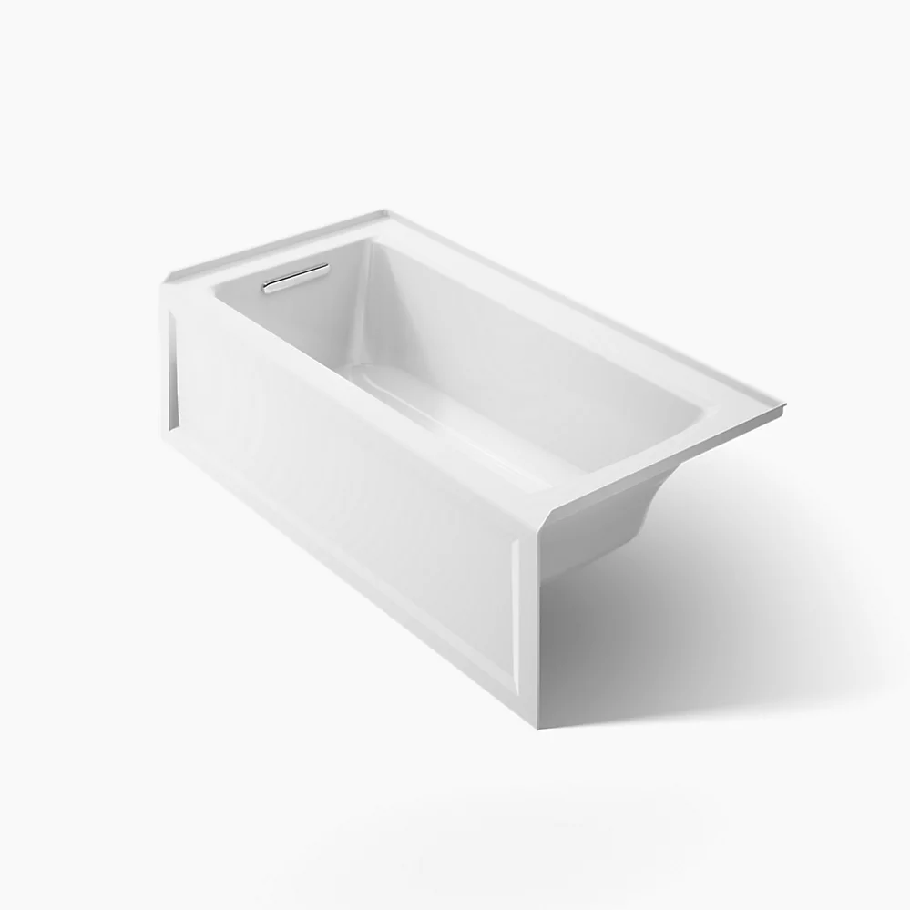 kohler Archer®60" x 30" alcove bath left drain