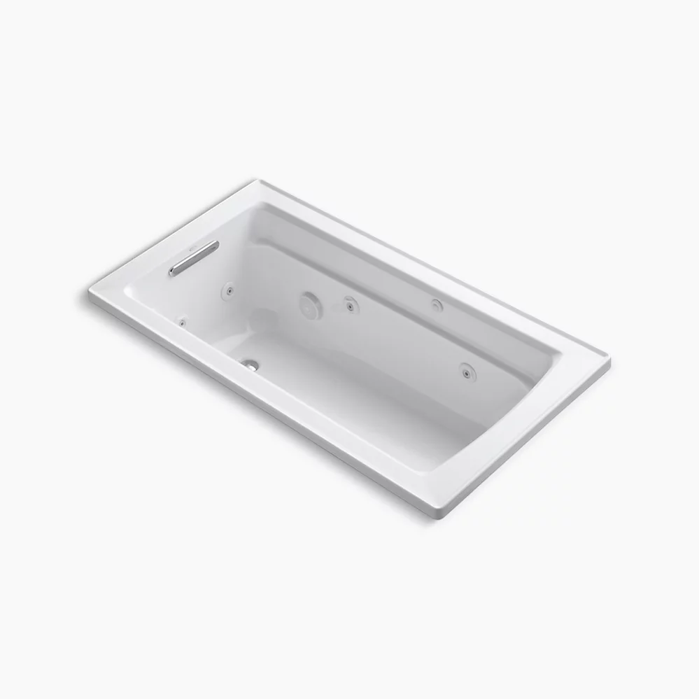kohler Archer®60" x 32" drop-in whirlpool bath