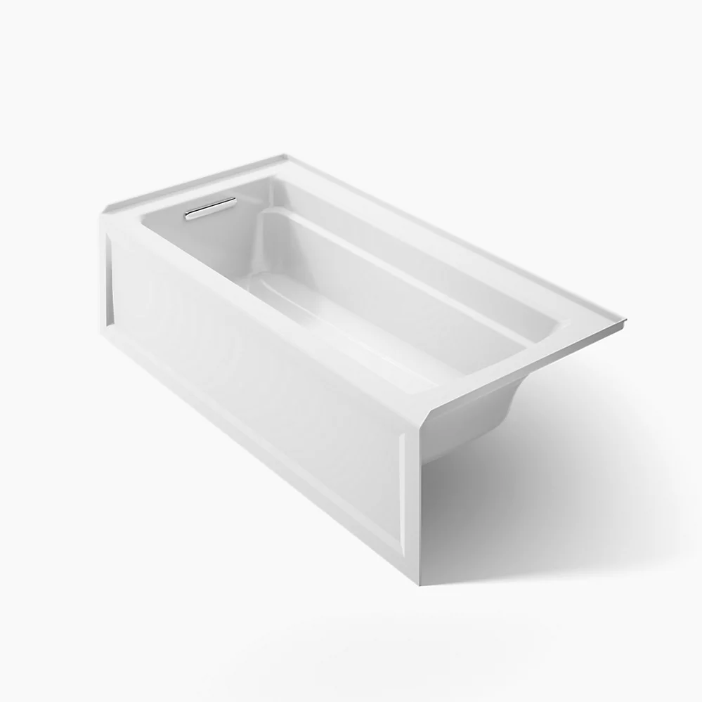 kohler Archer®66" x 32" alcove bath left drain