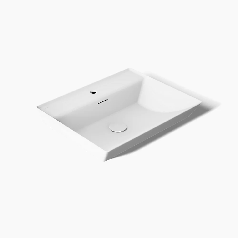 kohler Brazn®23" rectangular vessel bathroom sink