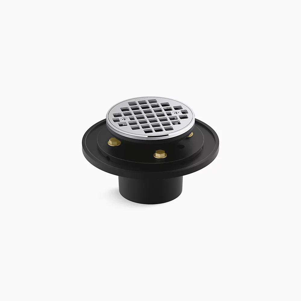 kohler ClearfloRound brass tile-in shower drain