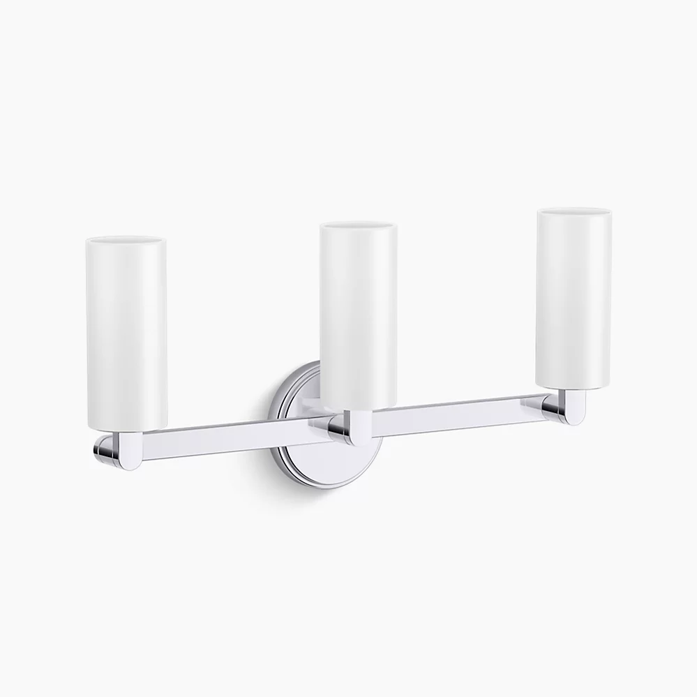 kohler Crue®Three-light sconce