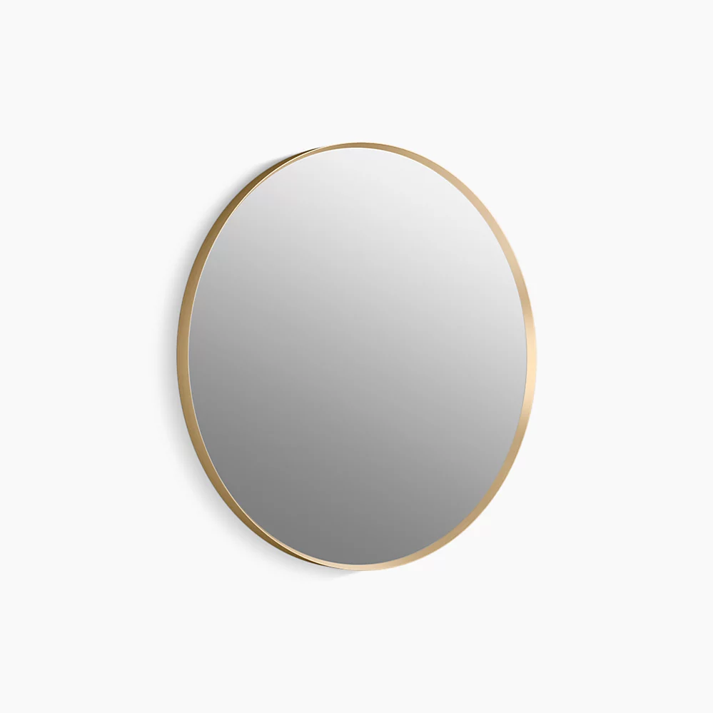 kohler Essential28" round framed mirror