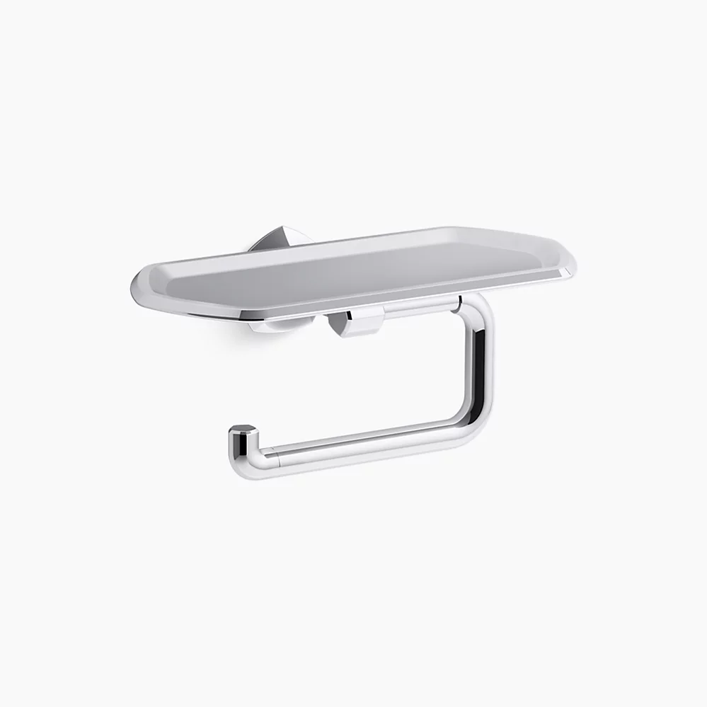 kohler Occasion®Toilet paper holder with tray