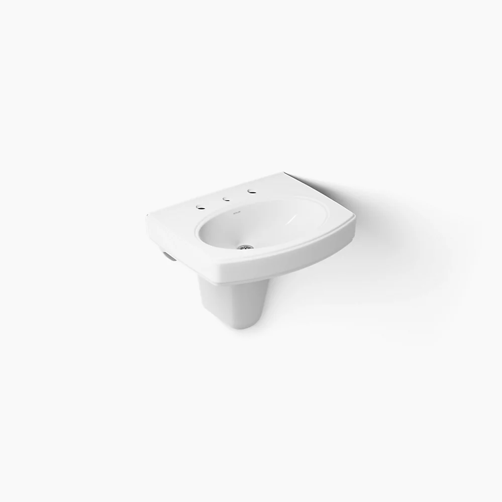 kohler Pinoir®22" oval wall-mount bathroom sink