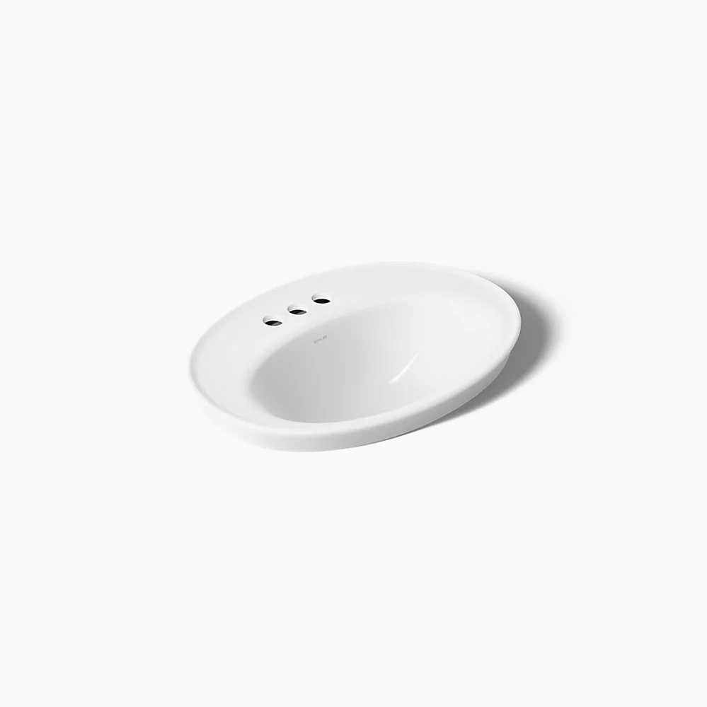 kohler Serif®22-1/4" oval drop-in bathroom sink