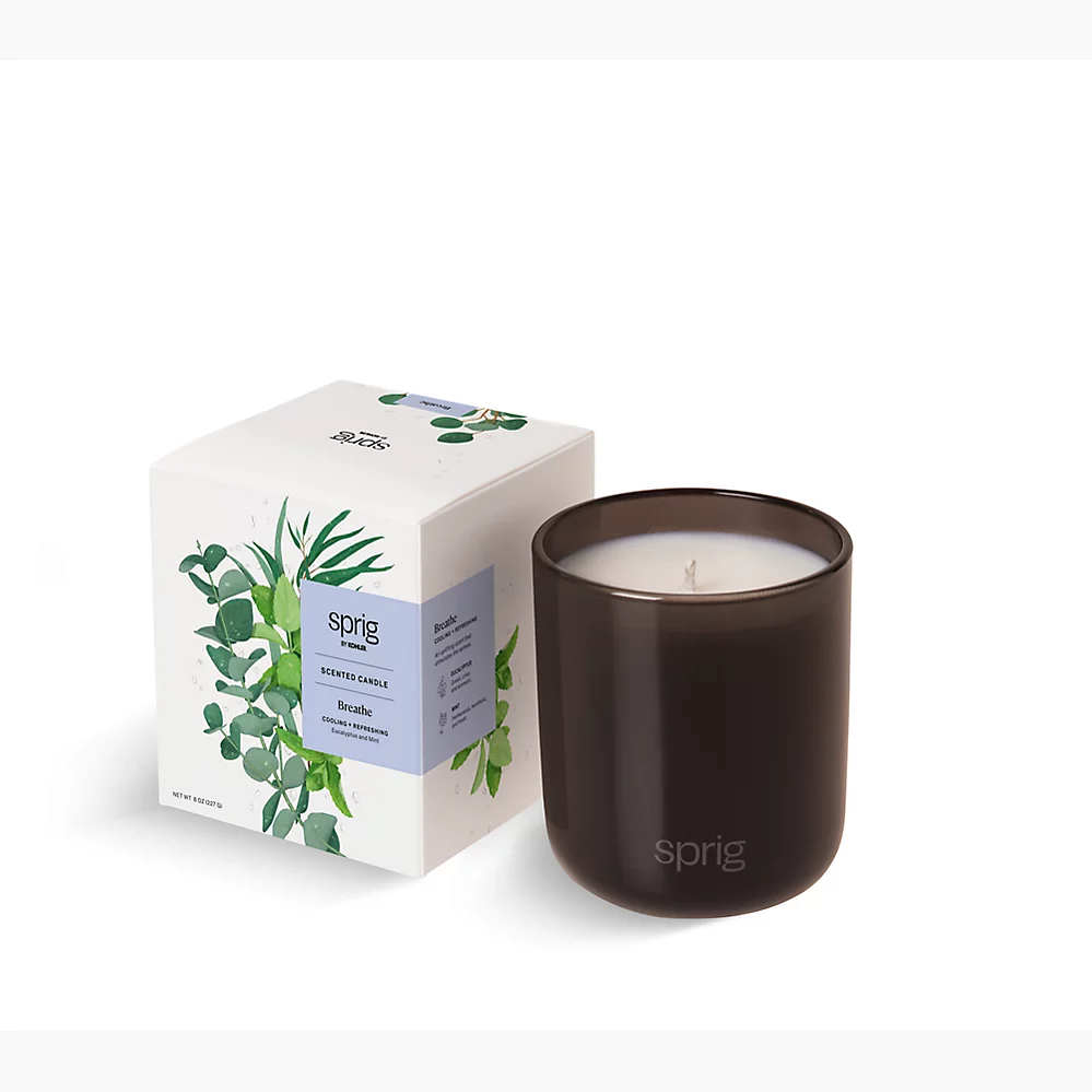 kohler SprigBreathe Scented Candle (Eucalyptus + Mint)