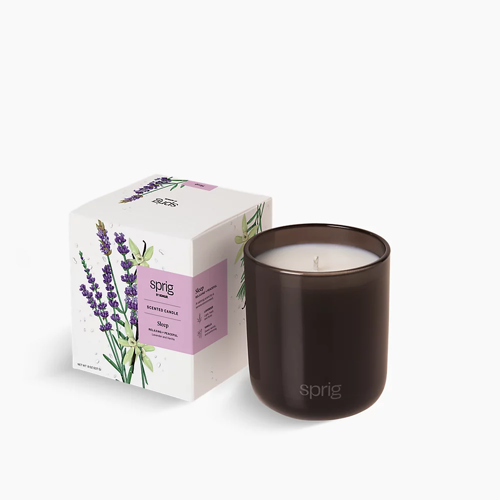 kohler SprigSleep Scented Candle (Lavender + Vanilla)